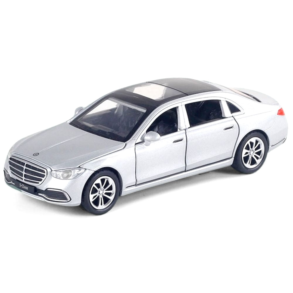 1:32 Mercedes-Benz 2020 S-Class W223 Silver Die Cast Model Car