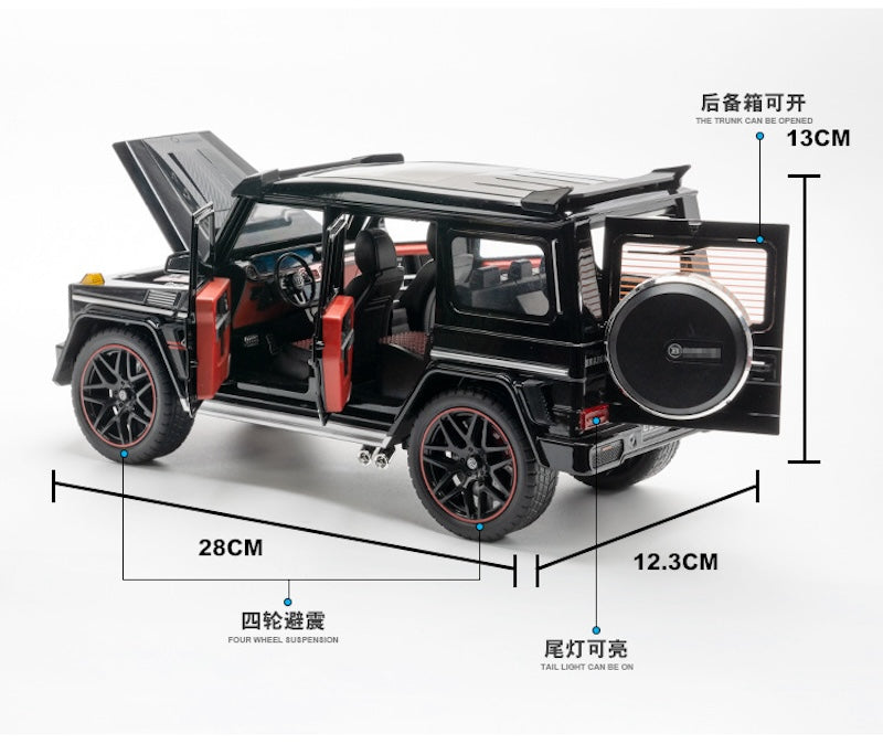 1:18 Mercedes-Brabus 2022 G800 4×4² Die Cast Model Car