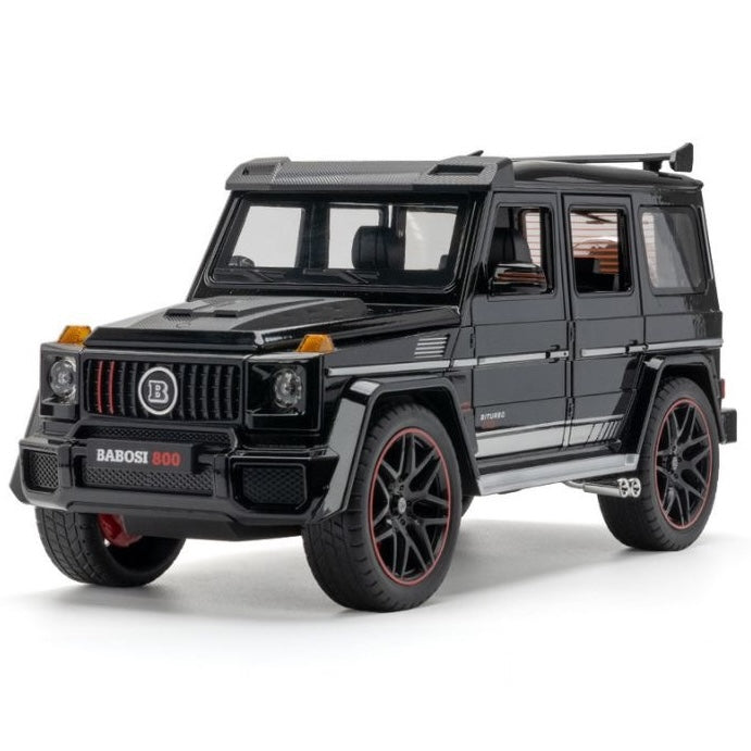 1:18 Mercedes-Brabus 2022 G800 4×4² Black Die Cast Model Car