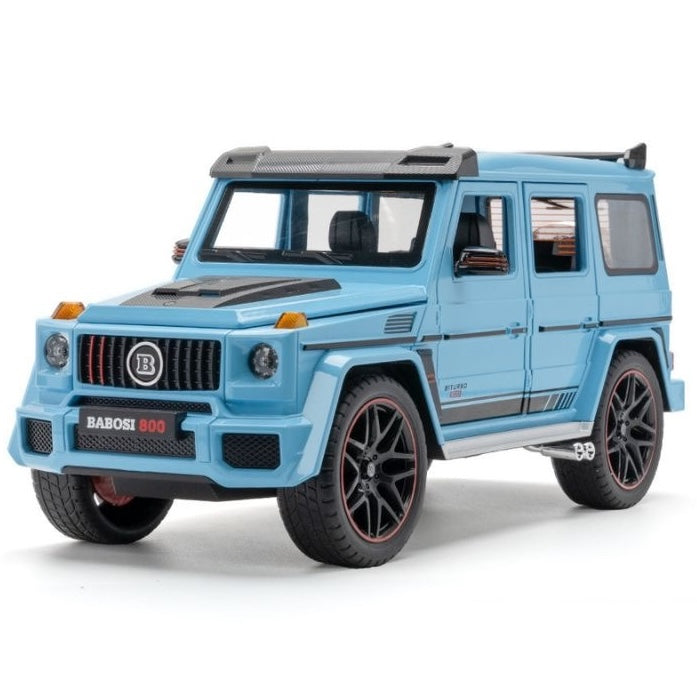 1:18 Mercedes-Brabus 2022 G800 4×4² Blue Die Cast Model Car