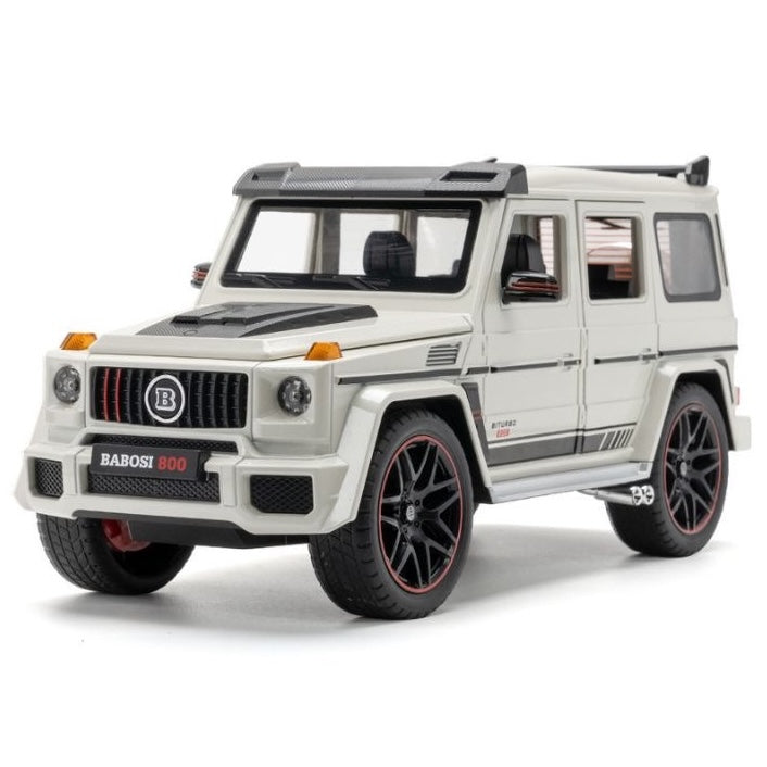 1:18 Mercedes-Brabus 2022 G800 4×4² White Die Cast Model Car