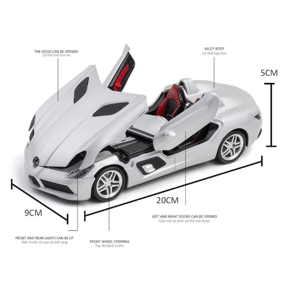 1:24 Mercedes-Benz 2009 SLR Stirling Moss 