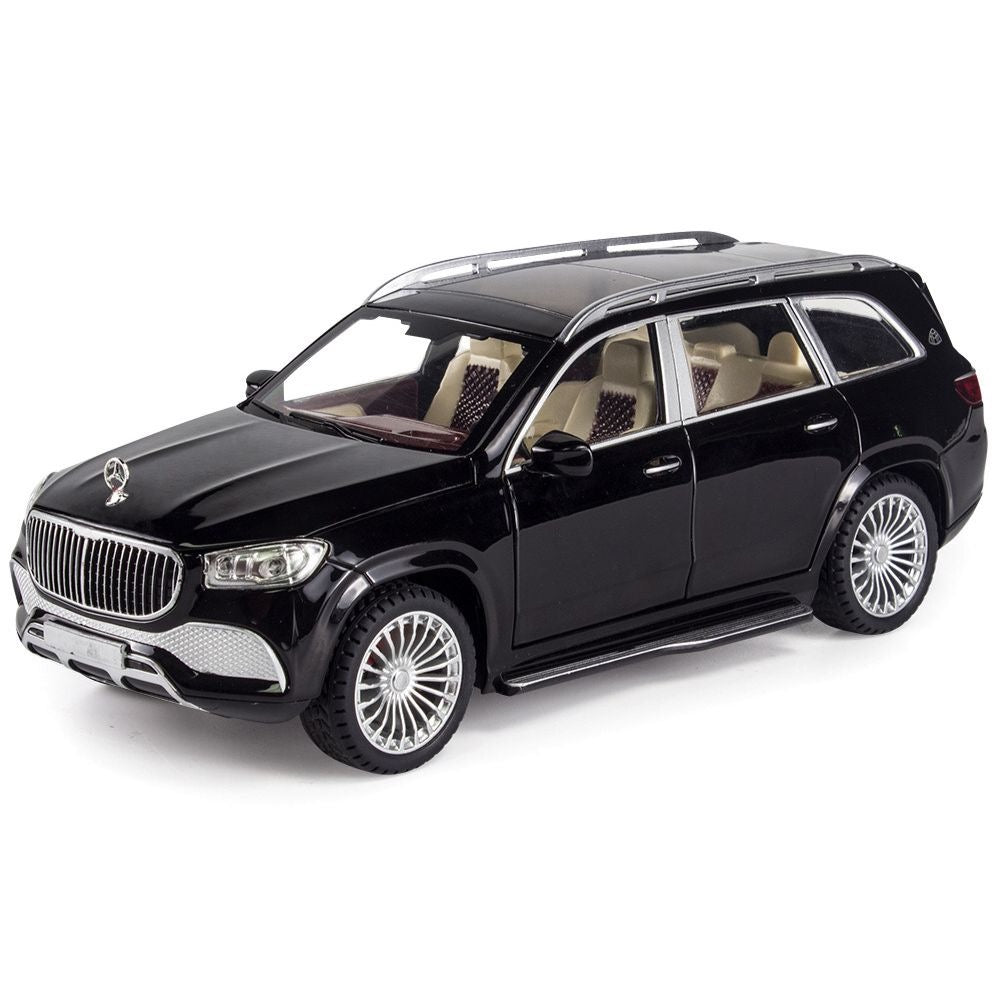 1:24 Mercedes-Maybach 2021 GLS600 4MATIC Black Die Cast Model Car