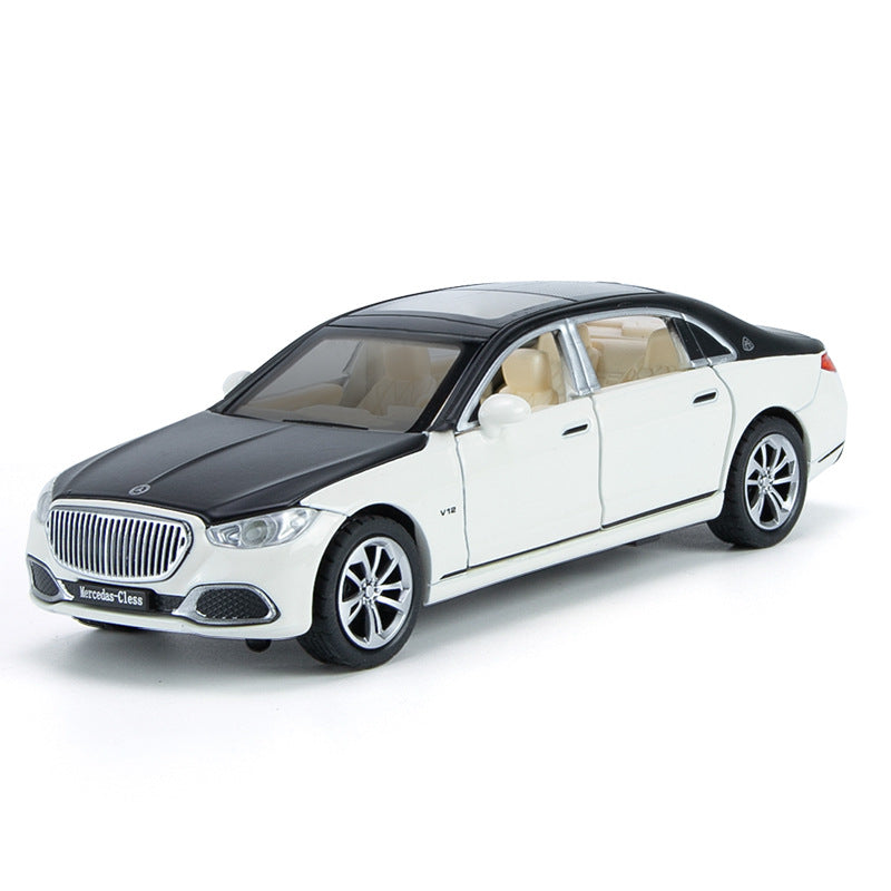 1:32 Mercedes-Maybach 2022 S680 Black White Die Cast Model Car