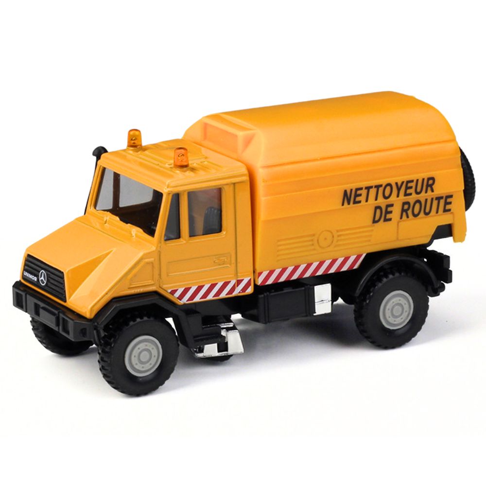 1:36 Mercedes-Unimog 1997 408 NETTOYEUR DE ROUTE Die Cast Model Car