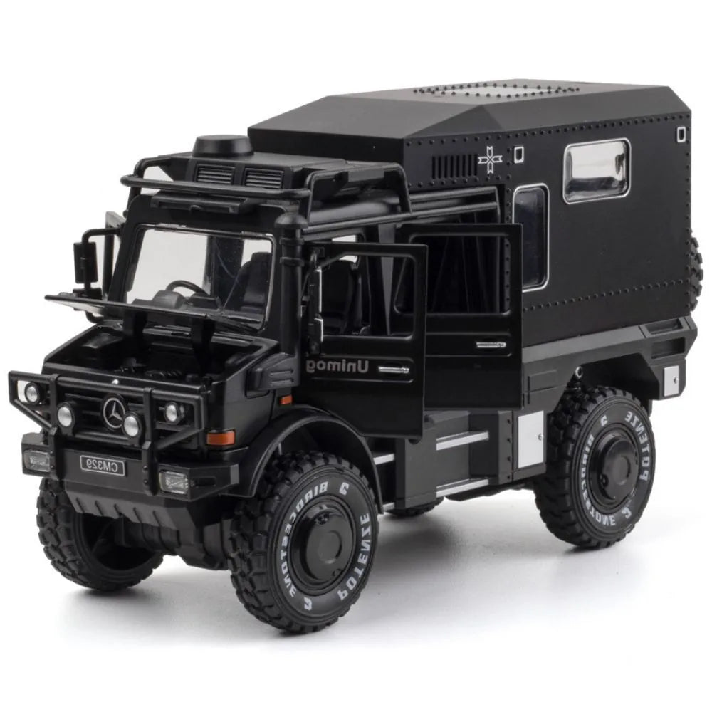 1:32 Mercedes-Unimog 2013 Nomadism U4000 RV Die Cast Model Car