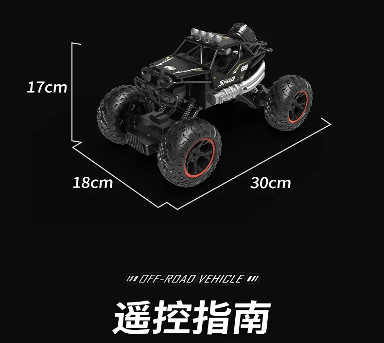 1:28 Scale Metal Climbing RC Car - Ultimate Off-Road Experience