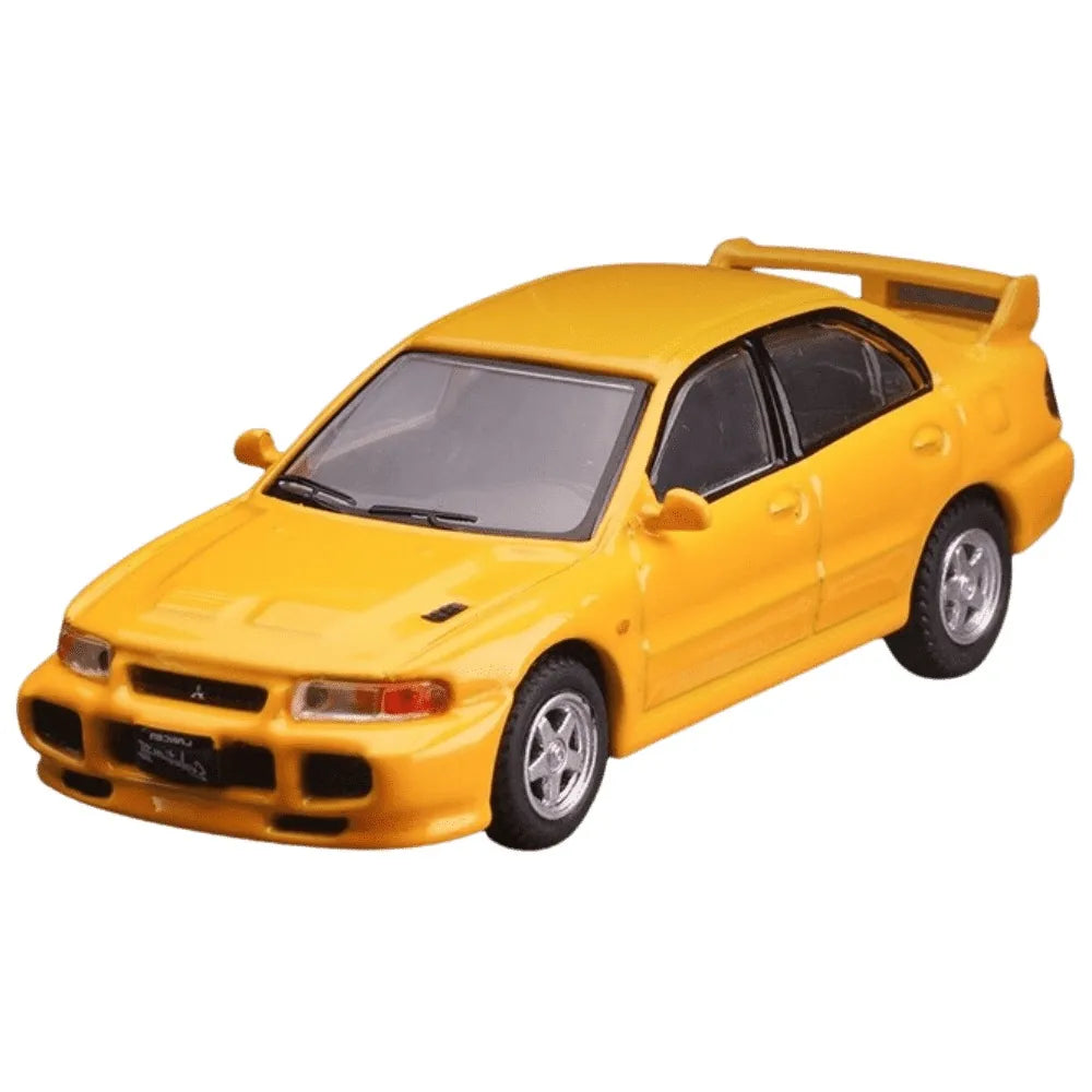 1:64 Mitsubishi Lancer Evolution III Yellow Die Cast Model Car