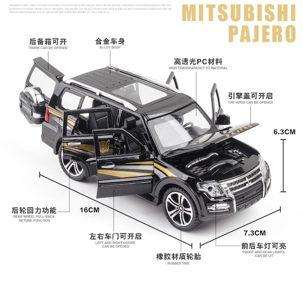 1:32 Mitsubishi 2015 Pajero Die Cast Model Car