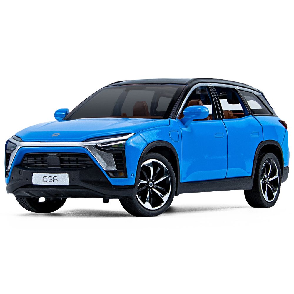 1:24 Nio 2018 ES8 Blue Die Cast Model Car