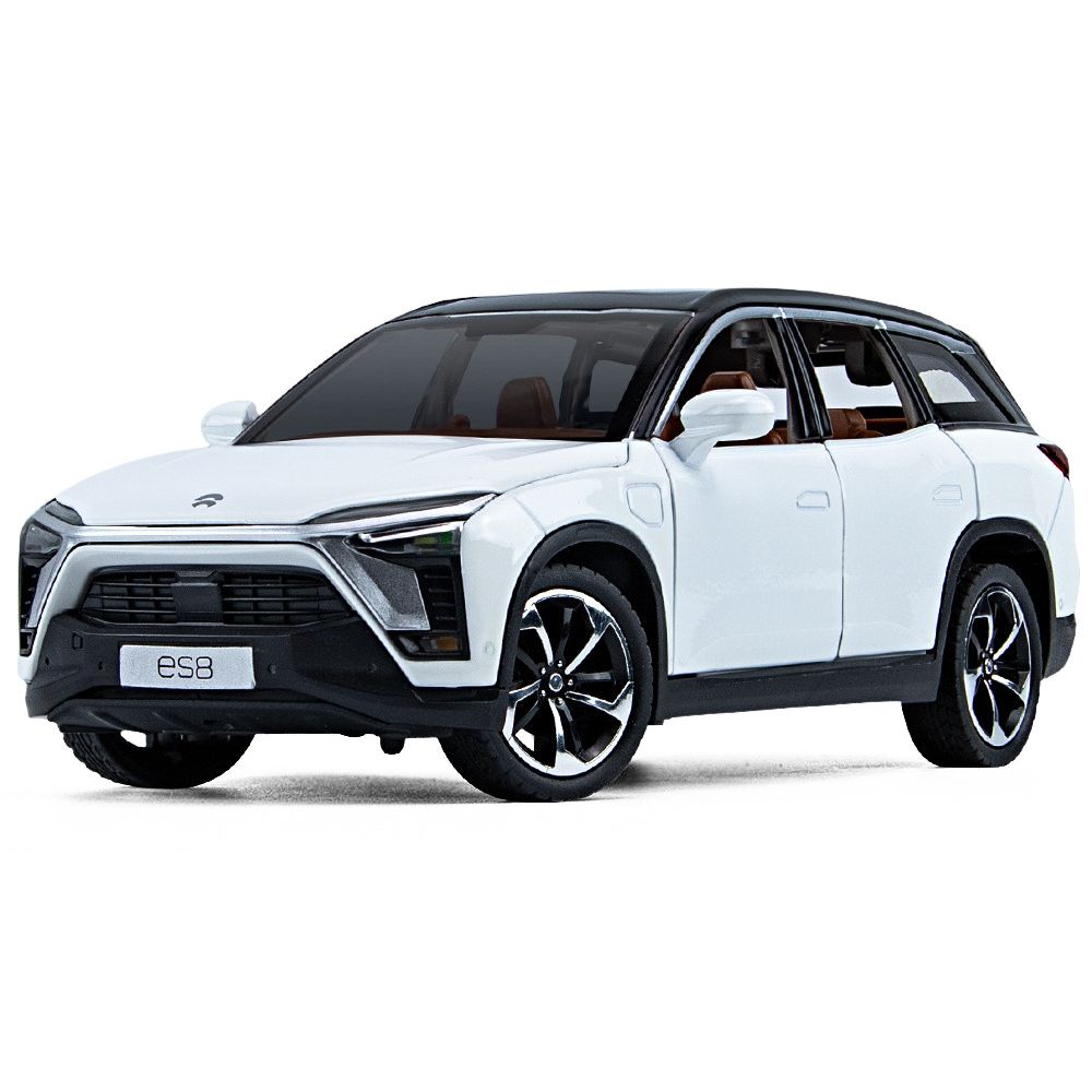 1:24 Nio 2018 ES8 White Die Cast Model Car