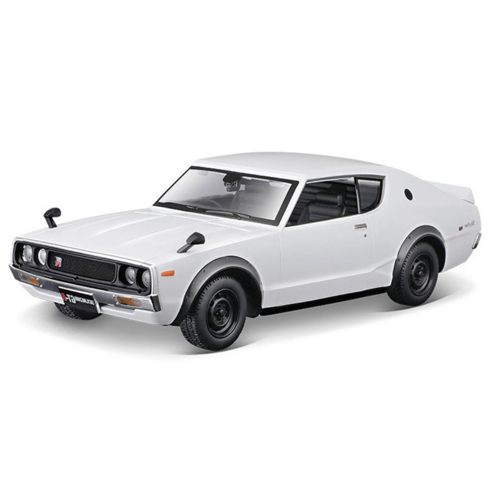 1:24 Nissan 1973 Skyline 200 GT-R KPGC110 White Die Cast Model Car