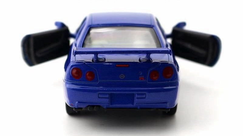 1:36 Nissan 1999 Skyline GT-R R34 Die Cast Model Car