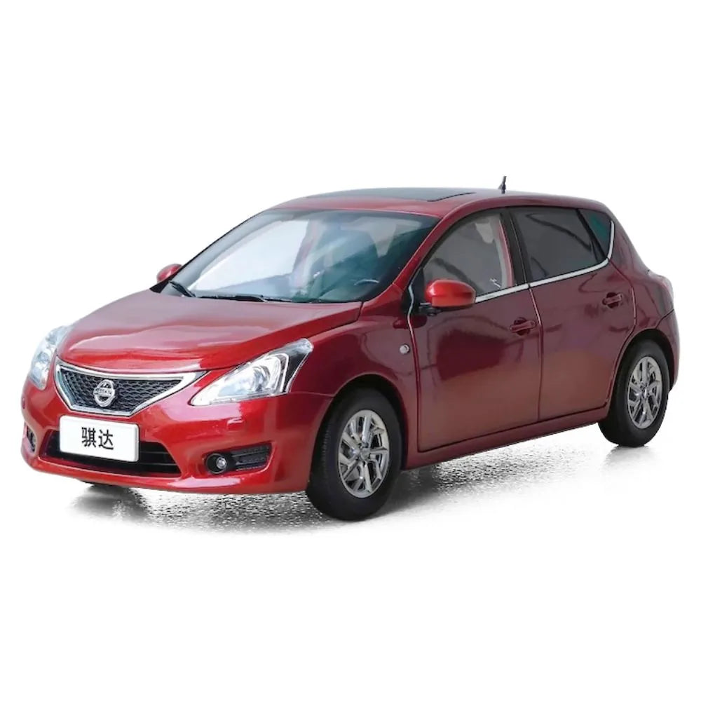 1:18 Nissan 2013 Tiida C12 Red Die Cast Model Car