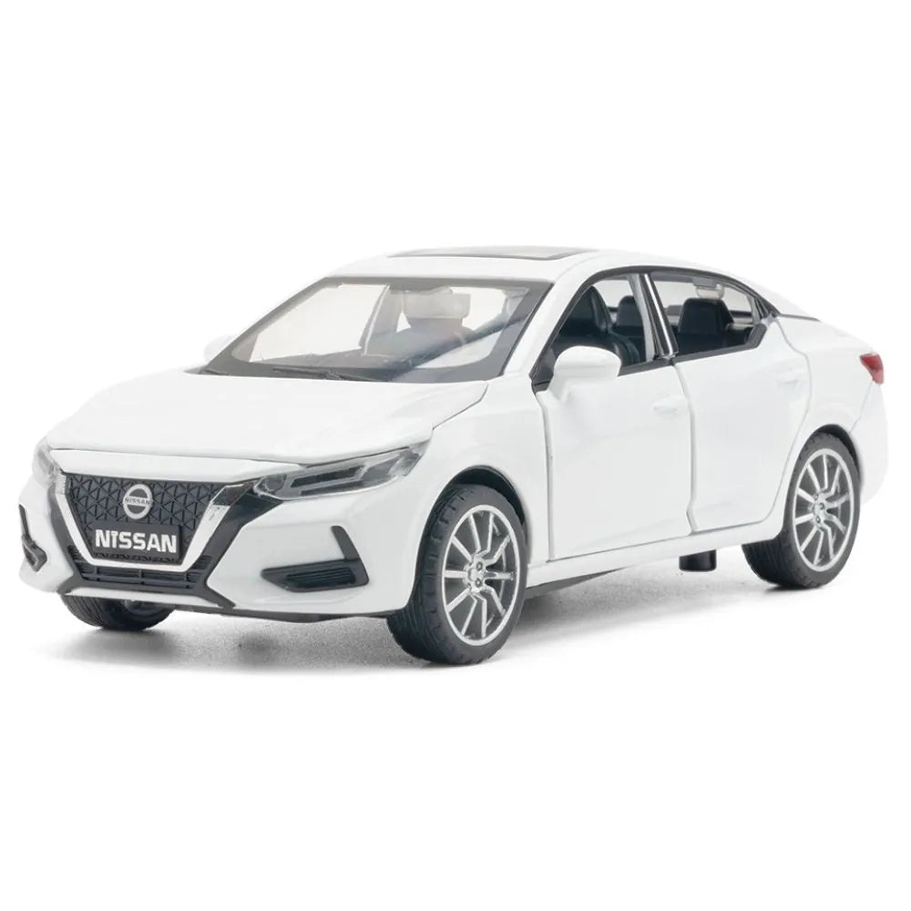 1:32 Nissan 2019 Sylphy B18 White Die Cast Model Car