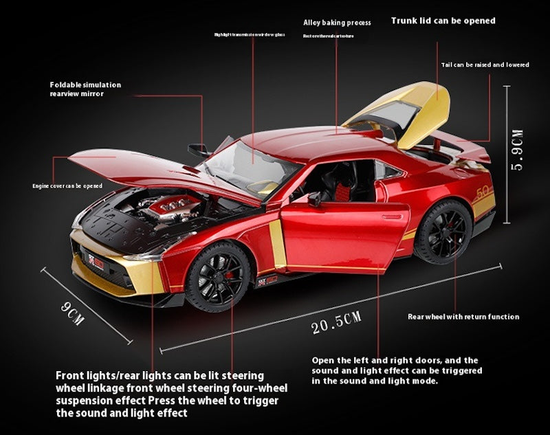 1:24 Nissan 2021 GTR50 Die Cast Model Car