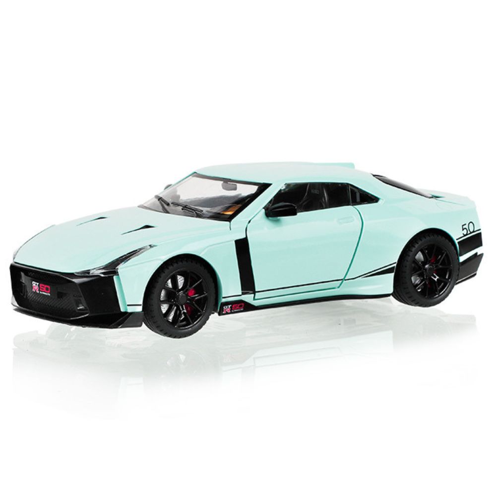 1:24 Nissan 2021 GTR50 Green Die Cast Model Car