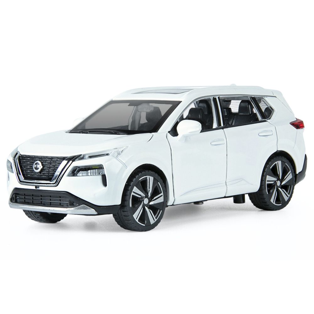 1:32 Nissan 2021 X-Trail 4th White Die Cast Model Car