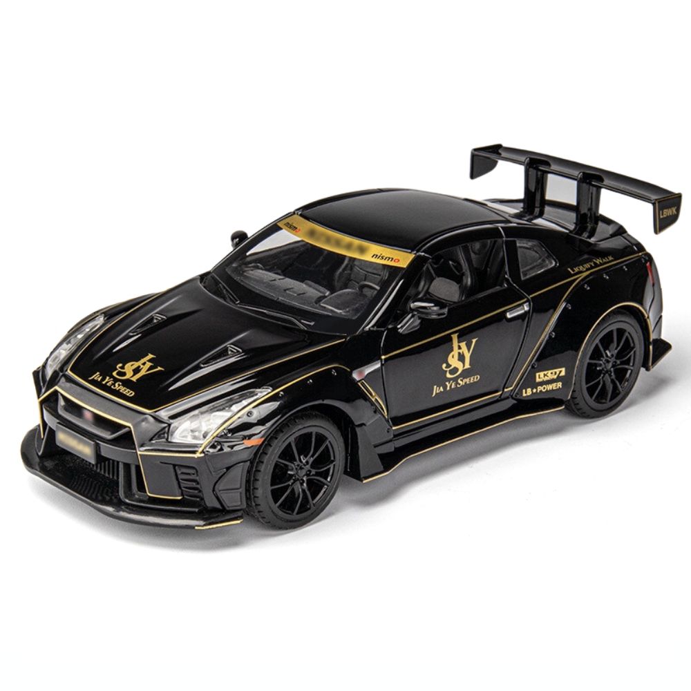 1:24 Nissan 2009 35GT-RR LB Works Black Die Cast Model Car