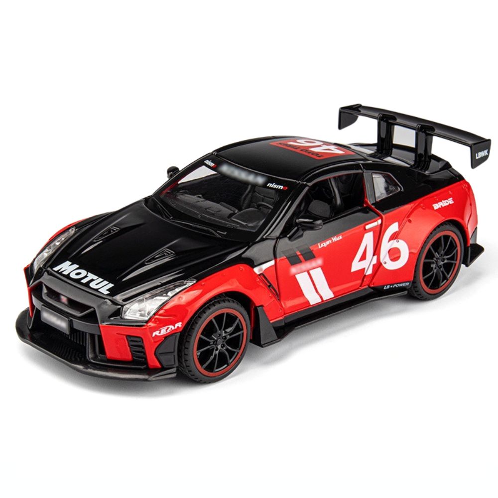 1:24 Nissan 2009 35GT-RR LB Works Red Die Cast Model Car