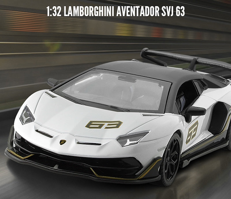 1:32 Lamborghini 2018 Aventador LP770-4 SVJ Die Cast Model Car