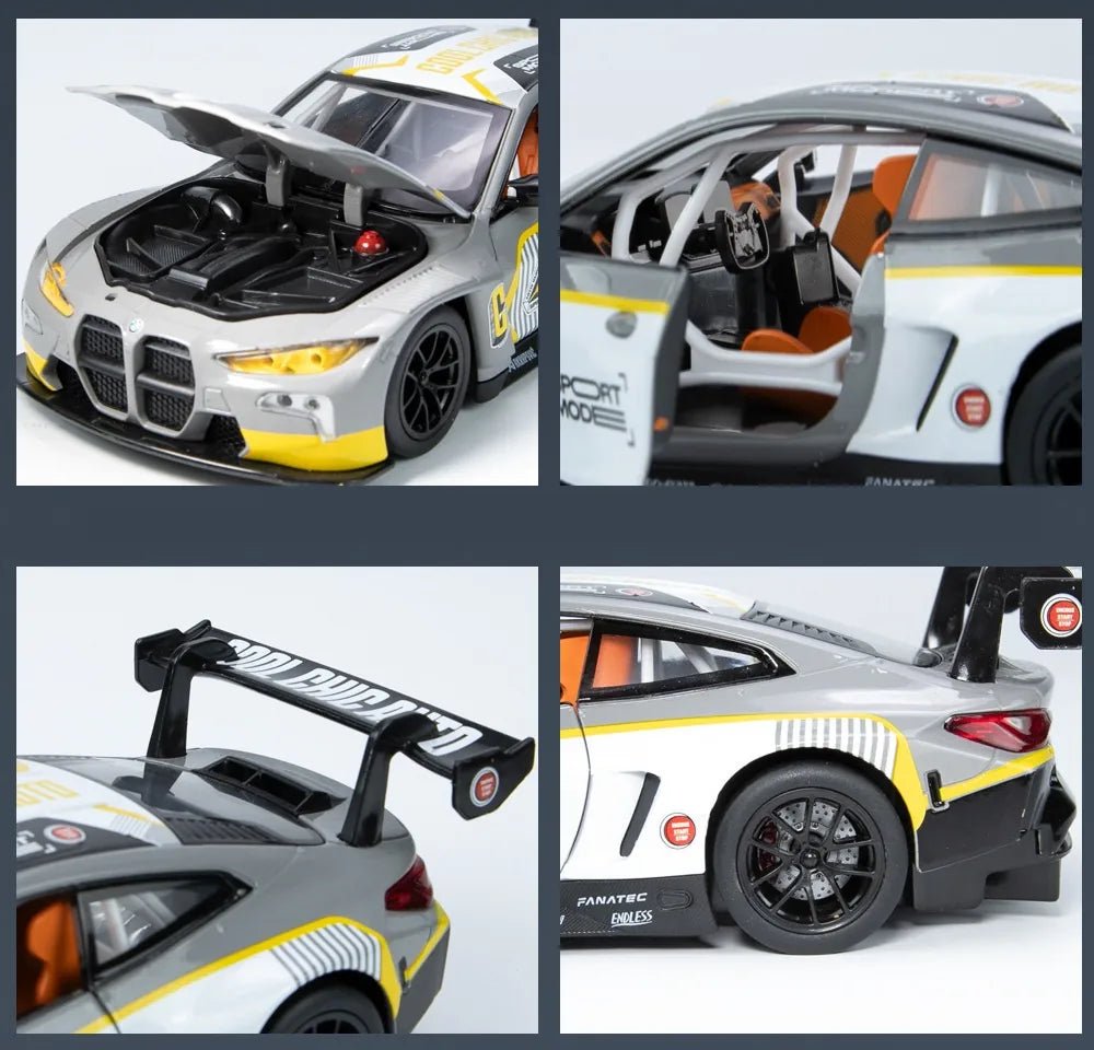 1:24 BMW 2021 M4 GT3 Die Cast Model Car