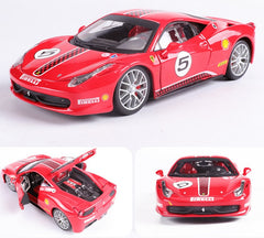 1:24 Ferrari 2010 458 Challenge Die Cast Model Car