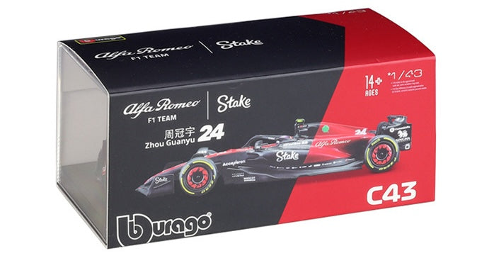 1:43 Alfa Romeo Formula 1 Team Stake C42 2023 Formula 1 Model Car