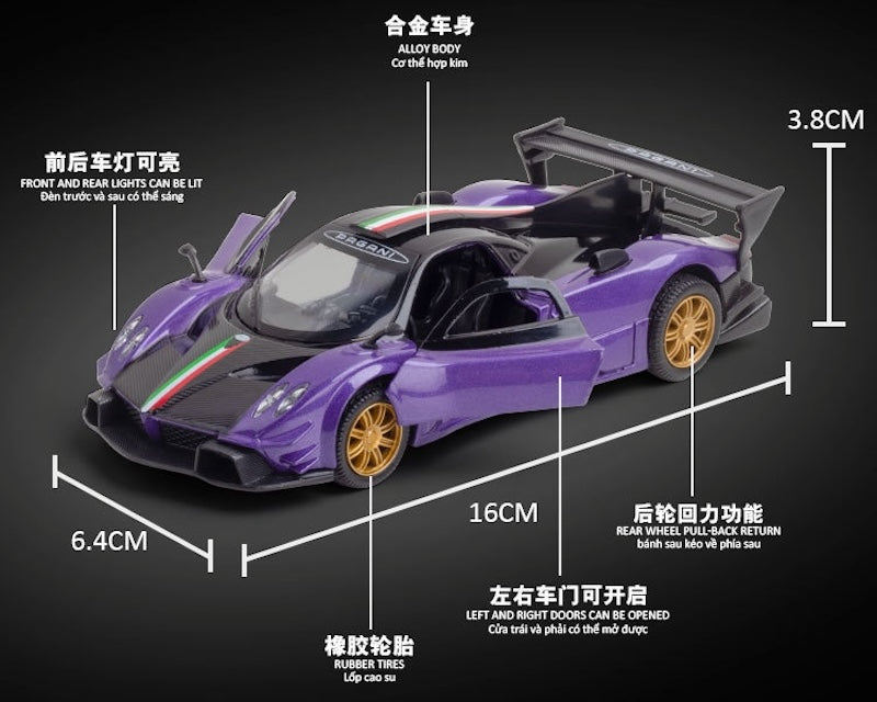 1:32 Pagani 2010 Zonda Revolucion Die Cast Model Car