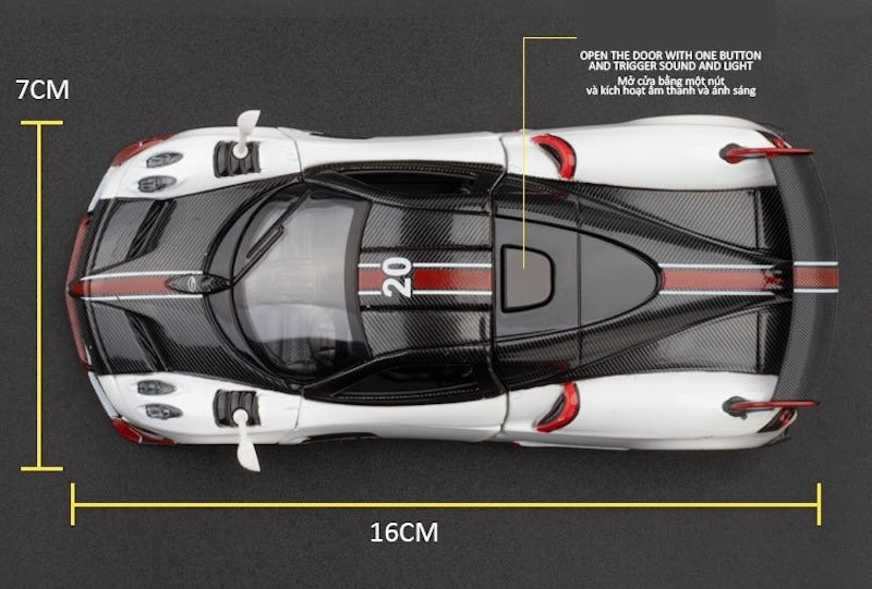 1:32 Pagani 2012 Huayra Die Cast Model Car