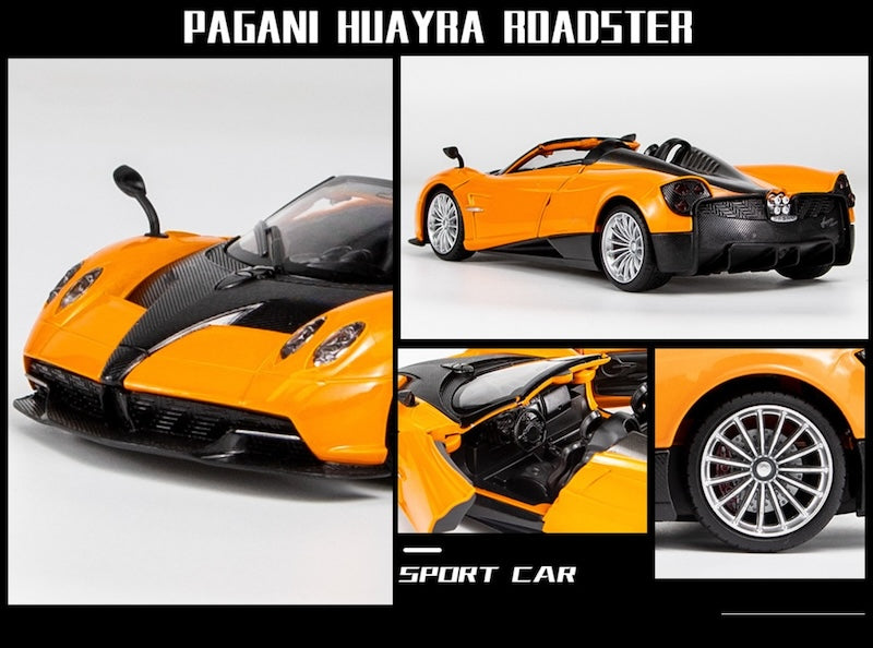 1:24 Pagani 2017 Huayra Roadster Die Cast Model Car