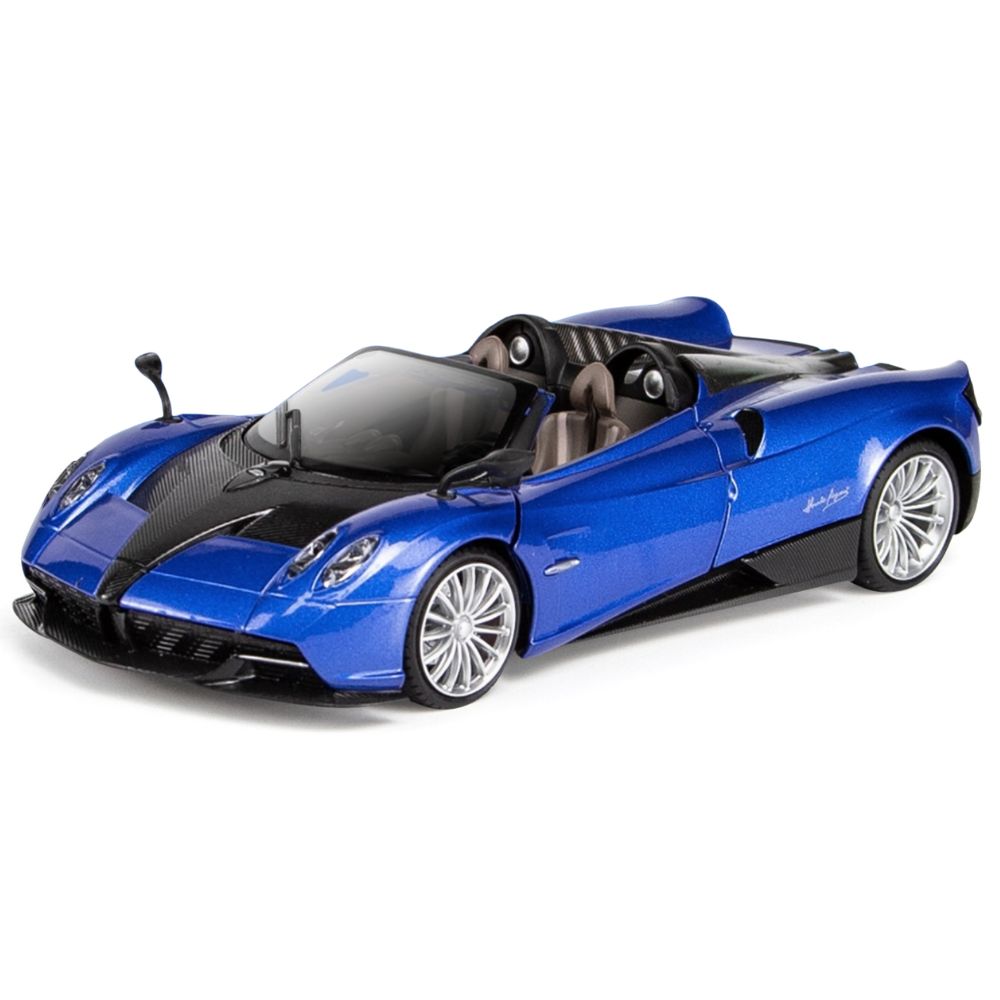 1:24 Pagani 2017 Huayra Roadster Blue Die Cast Model Car