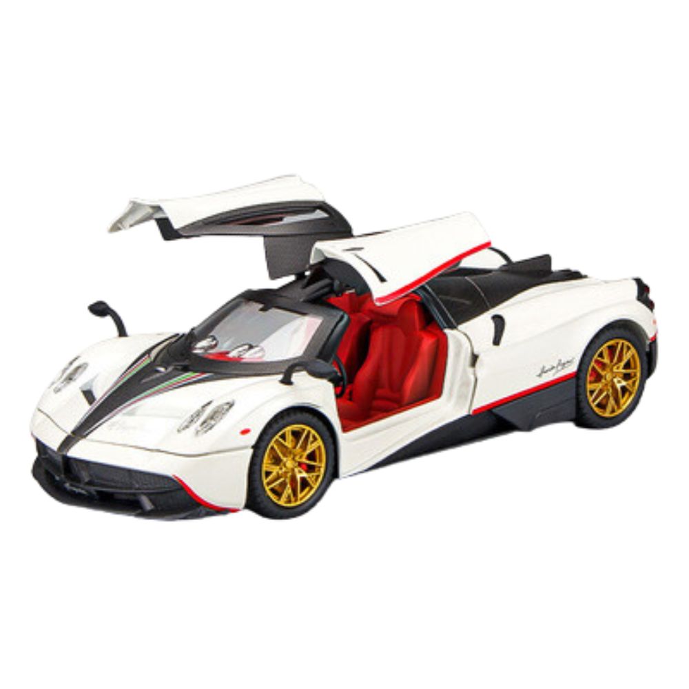 1:24 Pagani 2012 Huayra White Die Cast Model Car