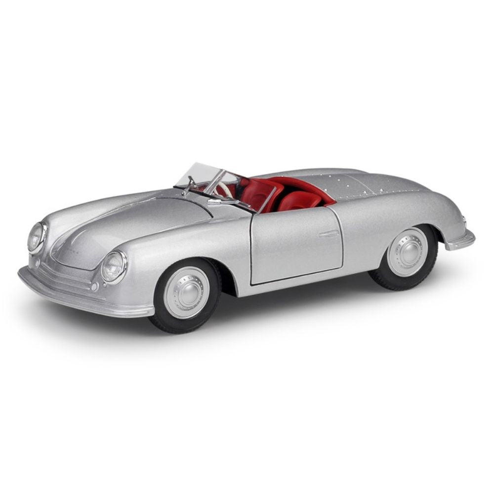 1:24 Porsche 1948 356 No.1 Roadster Silver Die Cast Model Car