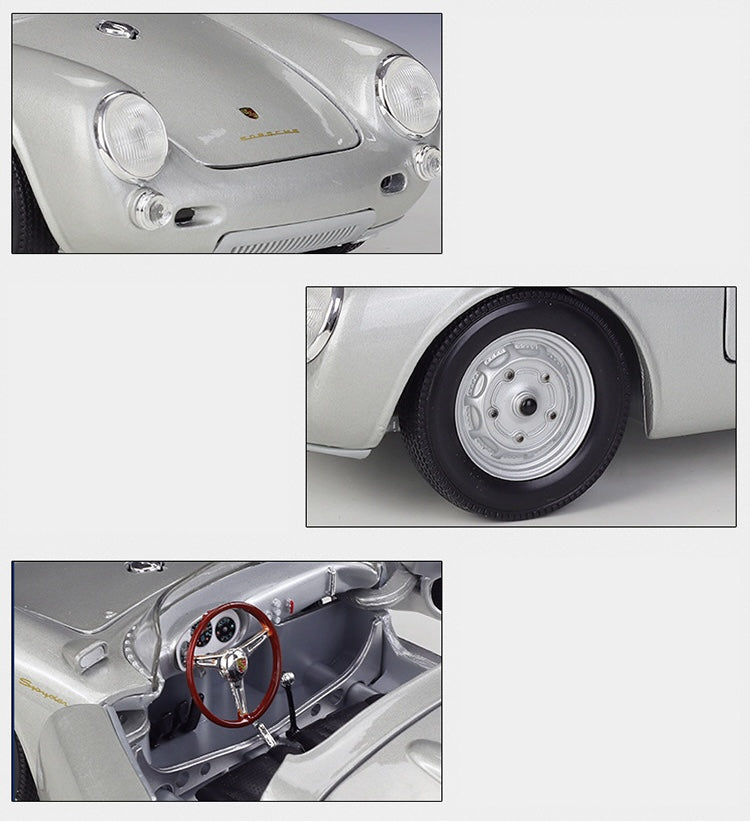 1:18 Porsche 1951 550 Spyder Die Cast Model Car