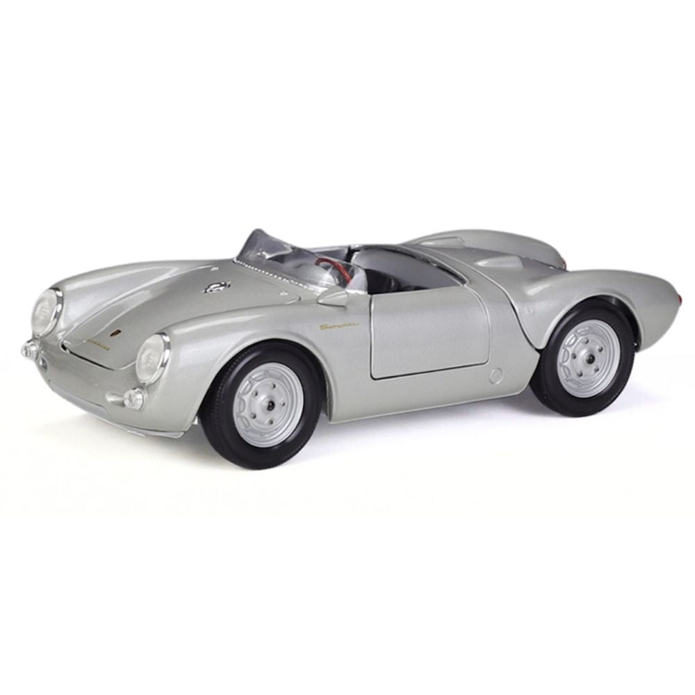 1:18 Porsche 1951 550 Spyder Silver Die Cast Model Car