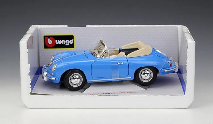 1:18 Porsche 1961 356B Cabriolet Die Cast Model Car