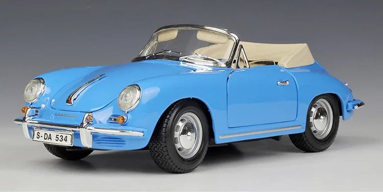 1:18 Porsche 1961 356B Cabriolet Die Cast Model Car