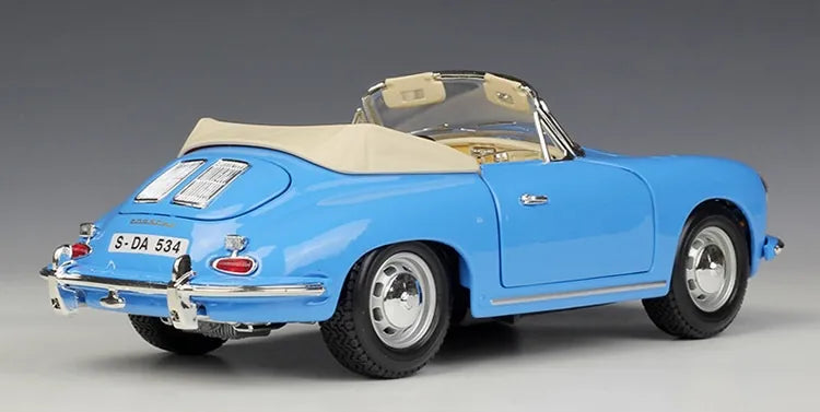 1:18 Porsche 1961 356B Cabriolet Die Cast Model Car