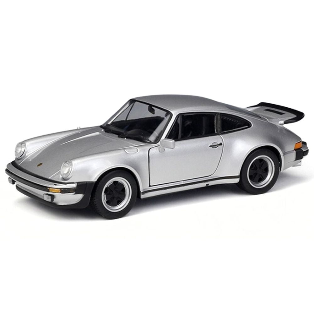 1:24 Porsche 1974 911 Turbo 3.0 Silver Die Cast Model Car