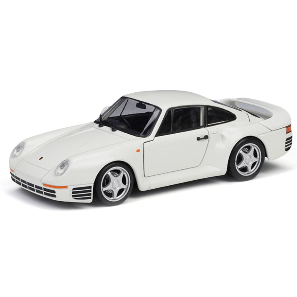 1:24 Porsche 1986 959 White Die Cast Model Car