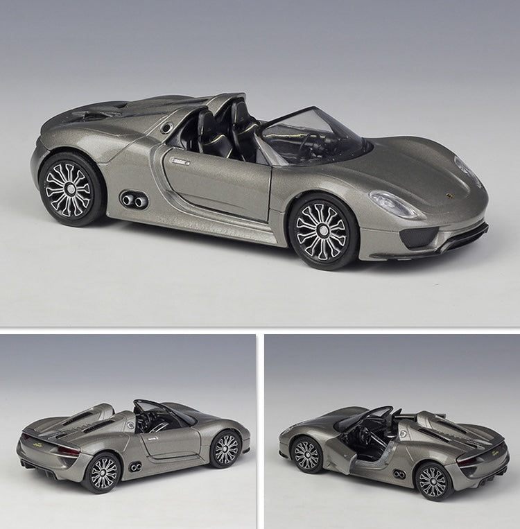 1:36 Porsche 2013 918 Convertible Die Cast Model Car