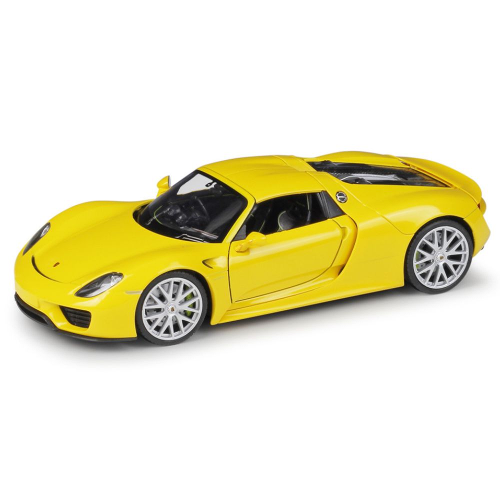 1:24 Porsche 2013 918 Spyder Yellow Die Cast Model Car