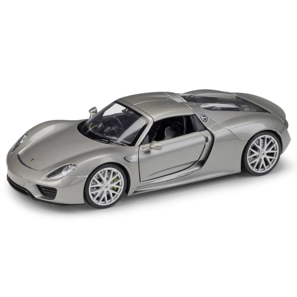 1:24 Porsche 2013 918 Spyder Silver Die Cast Model Car