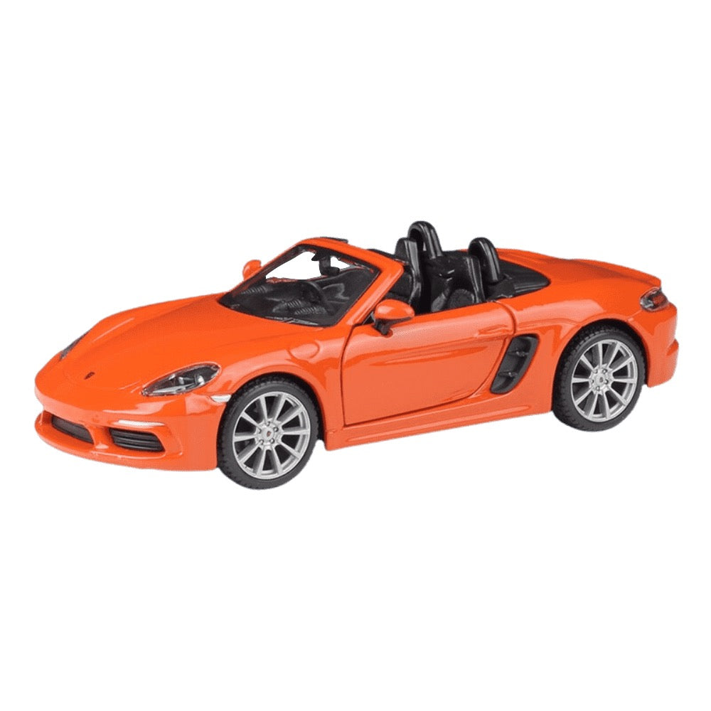 1:24 Porsche 2016 718 Boxster Orange Die Cast Model Car