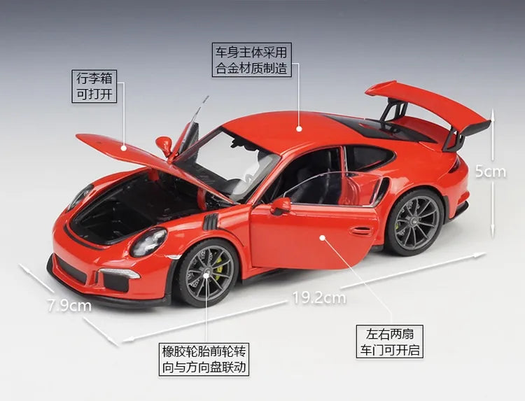 Porsche 911 GT3 RS 2016 in scala 1:24 