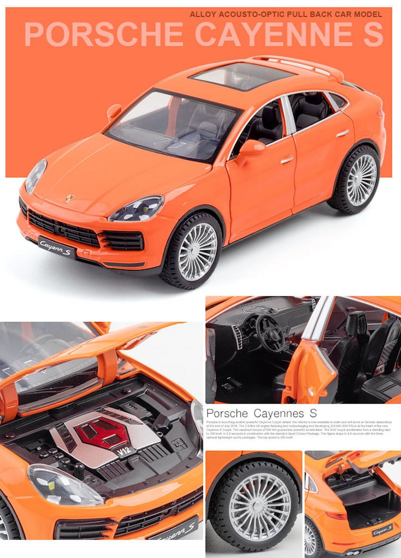 1:24 Porsche 2017 Cayenne S Die Cast Model Car