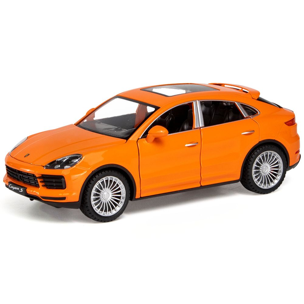 1:24 Porsche 2017 Cayenne S Orange Die Cast Model Car