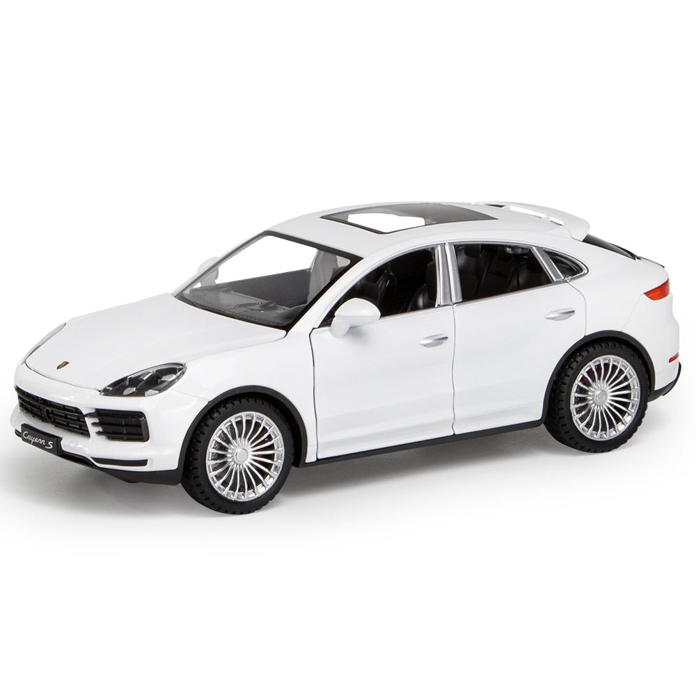 1:24 Porsche 2017 Cayenne S White Die Cast Model Car