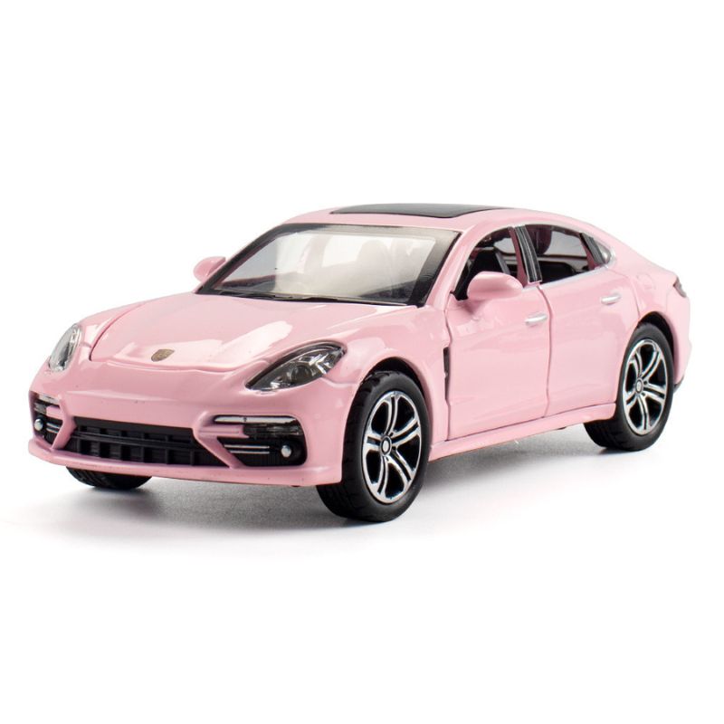 1:32 Porsche 2017 Panamera 4 E-Hybrid Pink Die Cast Model Car